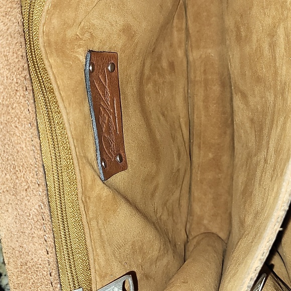 Patricia Nash Turquoise Stella Satchel Crossbody - Picture 9 of 14